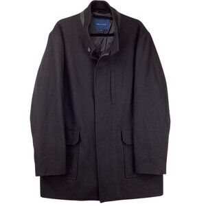 Cole Haan Mens Coat Jacket Size Large‎ Wool Blend Outerwear